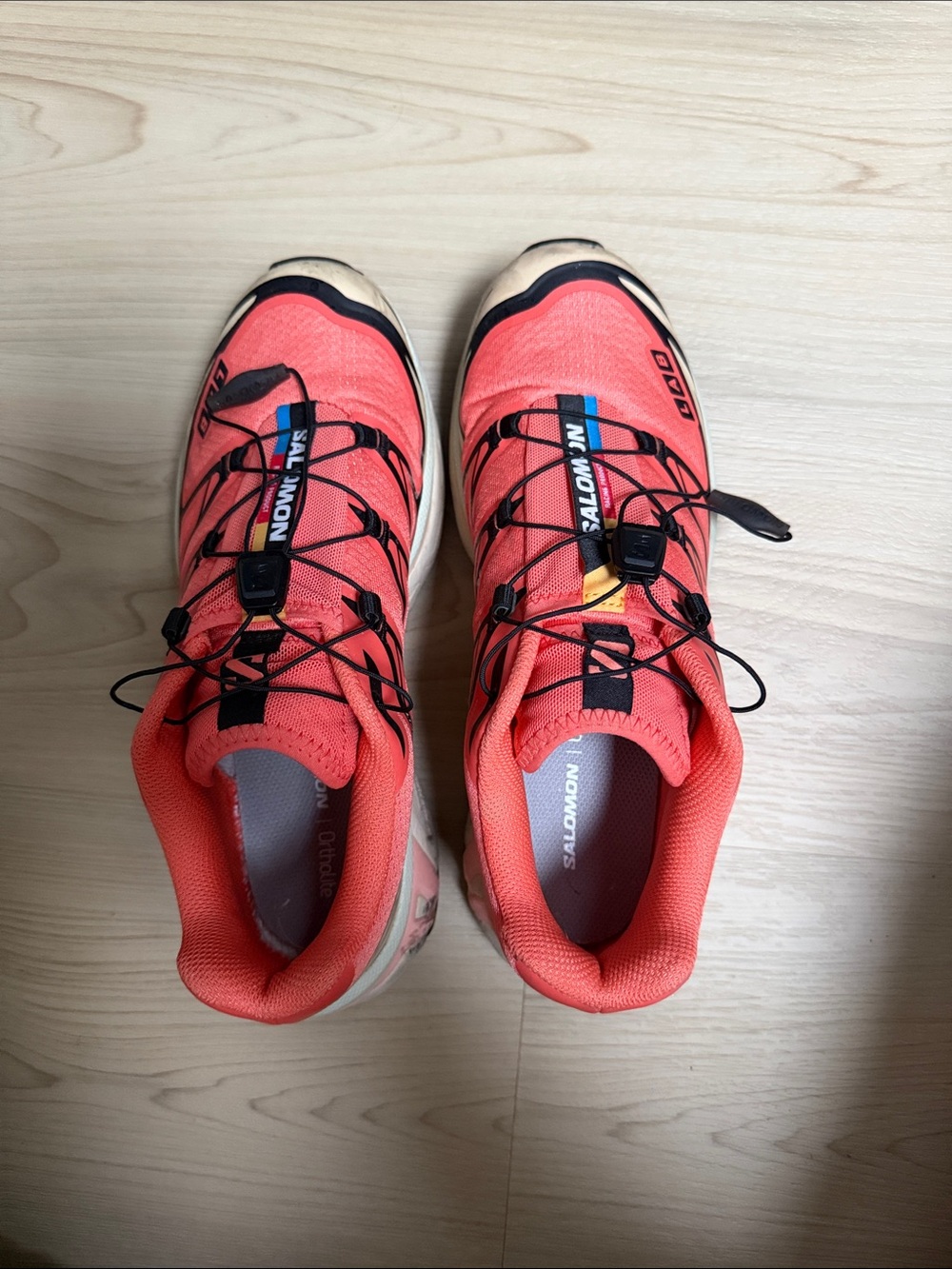Salomon Coral/Black Trail Running Shoes